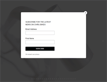 Tablet Screenshot of chirubikes.com